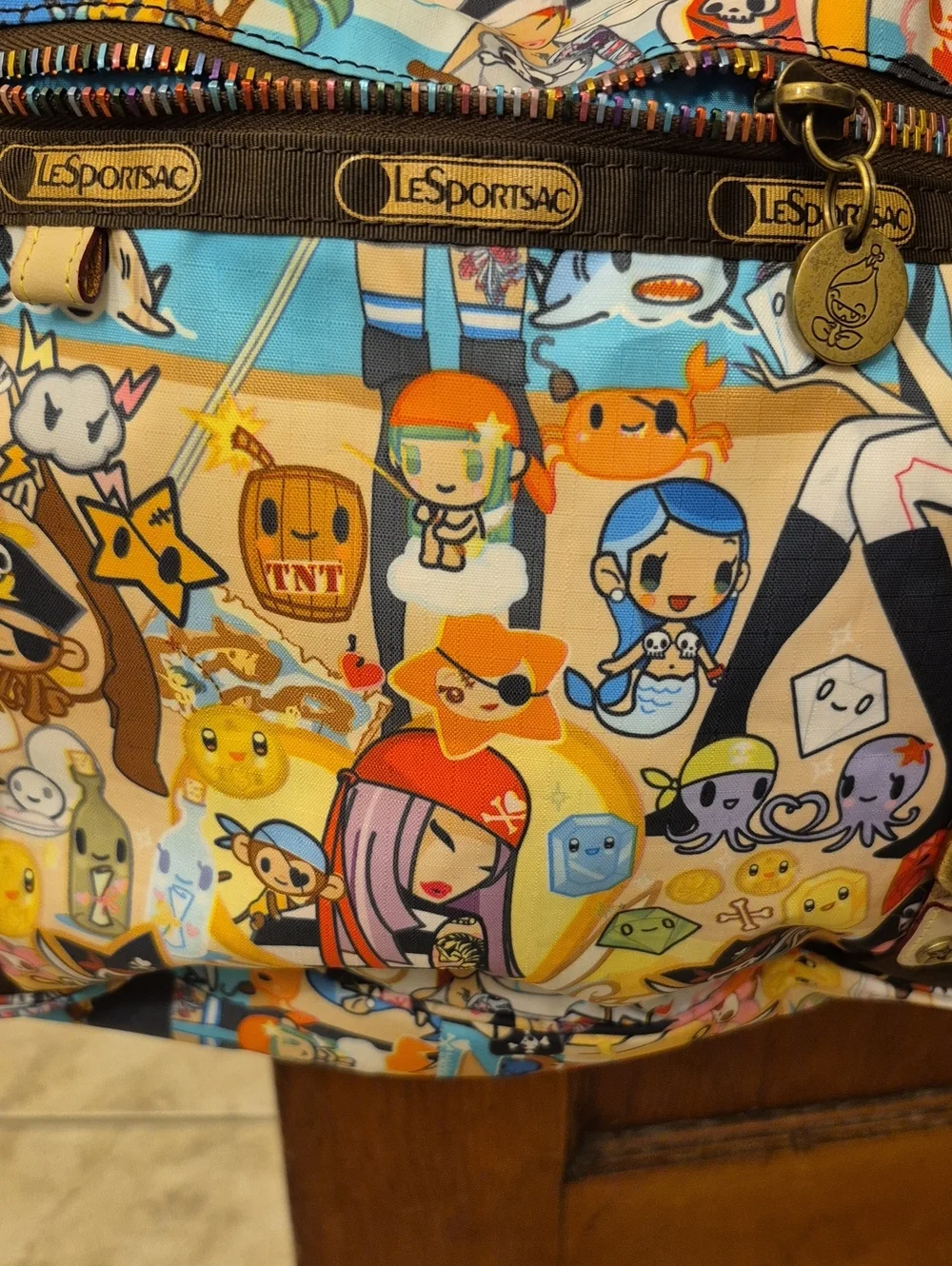 Tokidoki for LeSportsac Multicolor Graphic Print Shoulder Bag
